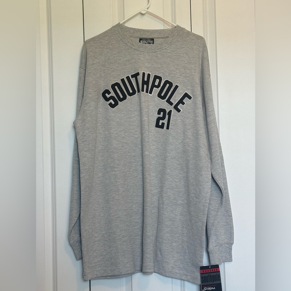 South Pole Authentic Collection Gray Top